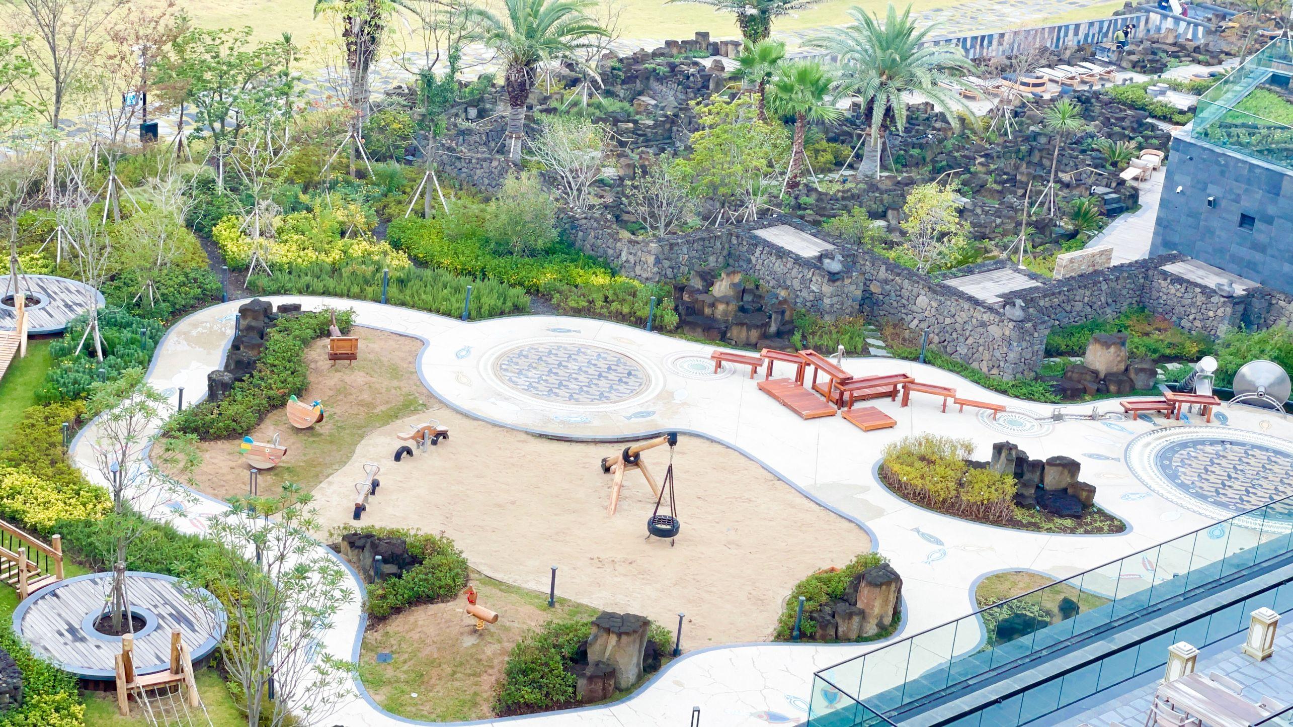 酒店設溫泉,惟到訪時仍未完成工程。