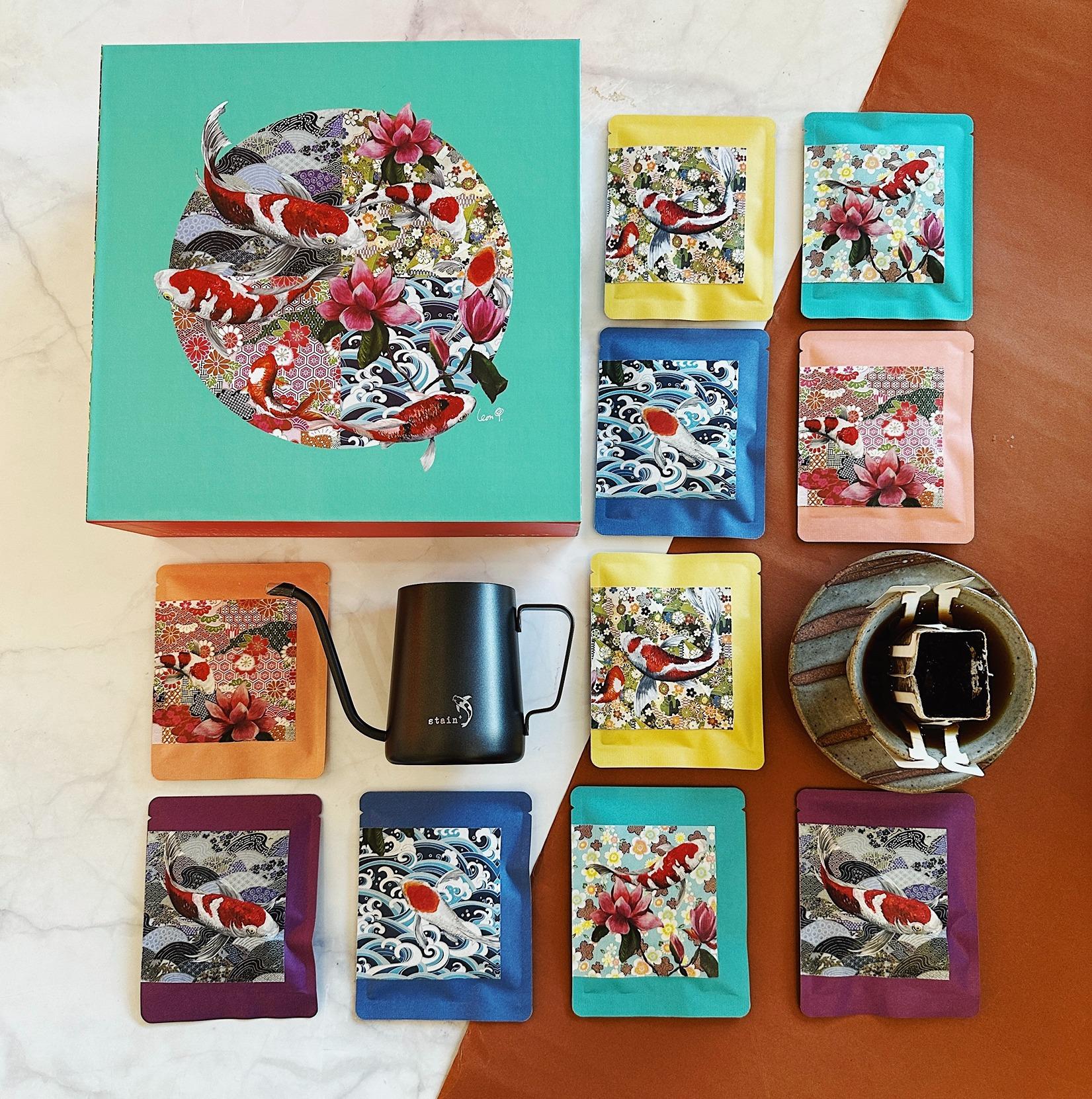 Mosaic鯉魚系列咖啡禮盒 $368