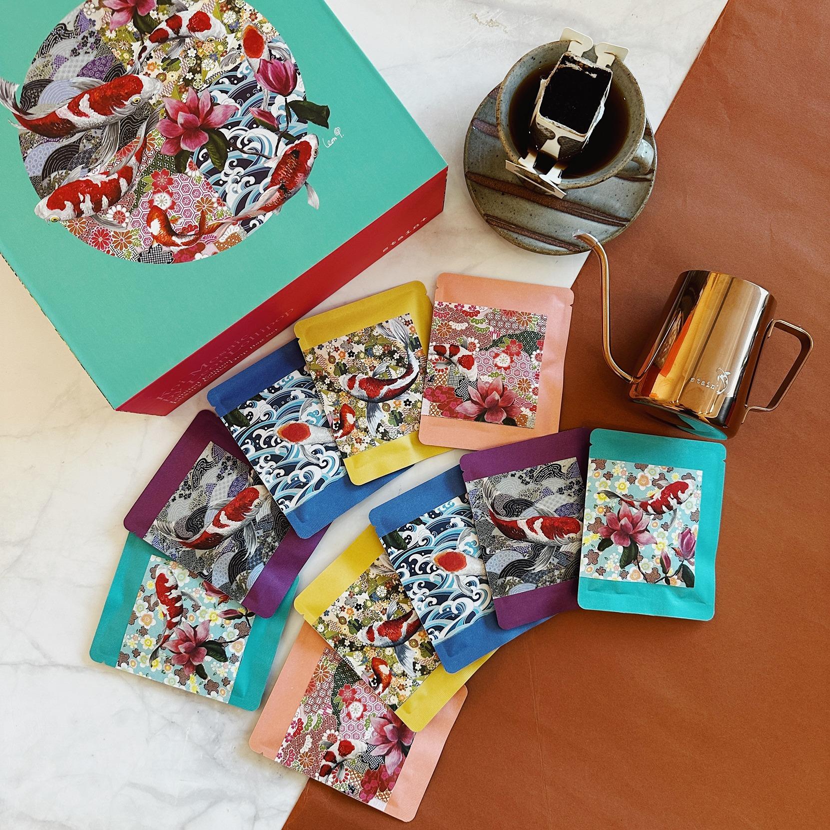 Mosaic鯉魚系列咖啡禮盒 $368
