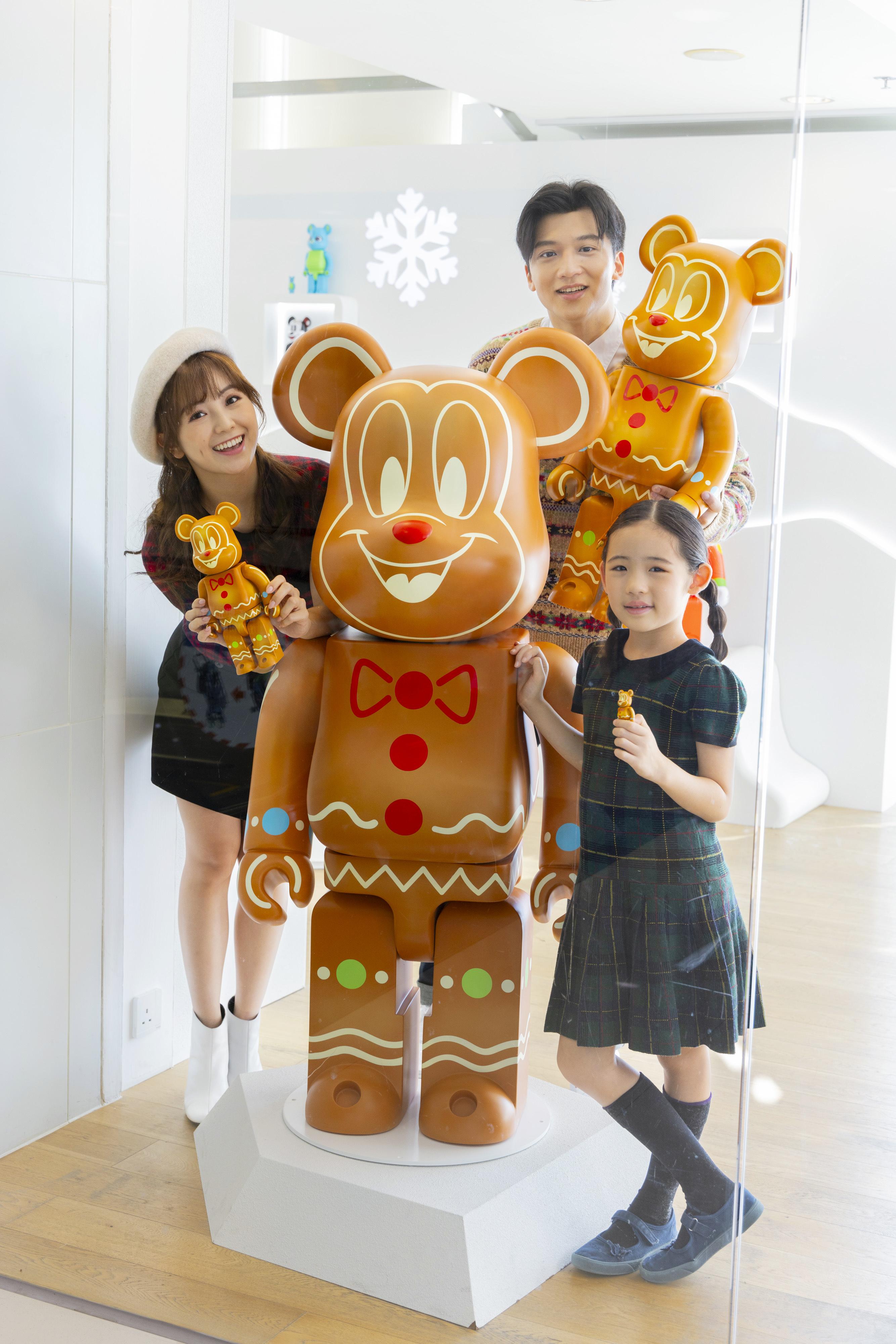 期間限定店推出BE@RBRICK Gingerbread Mickey Mouse及BE@RBRICK Olaf限定玩偶及周邊貨品