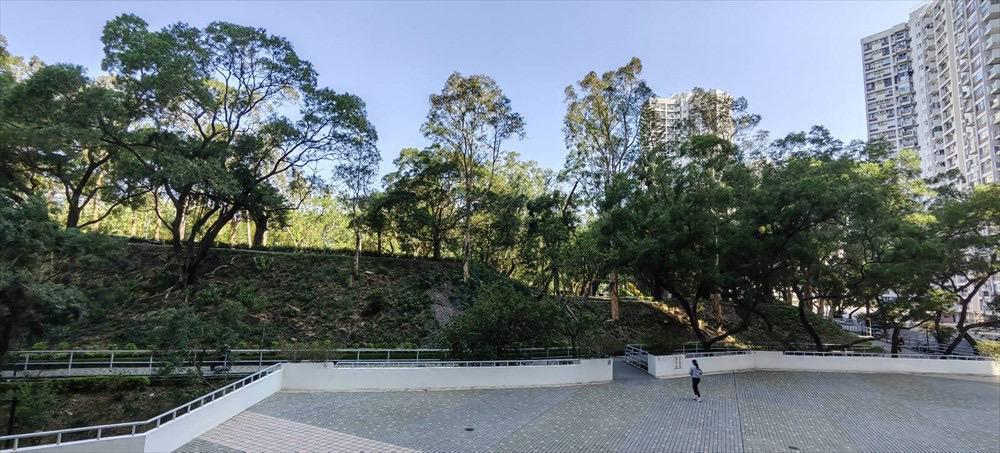 單位面向屋苑內園,環境清靜舒適。(代理提供)