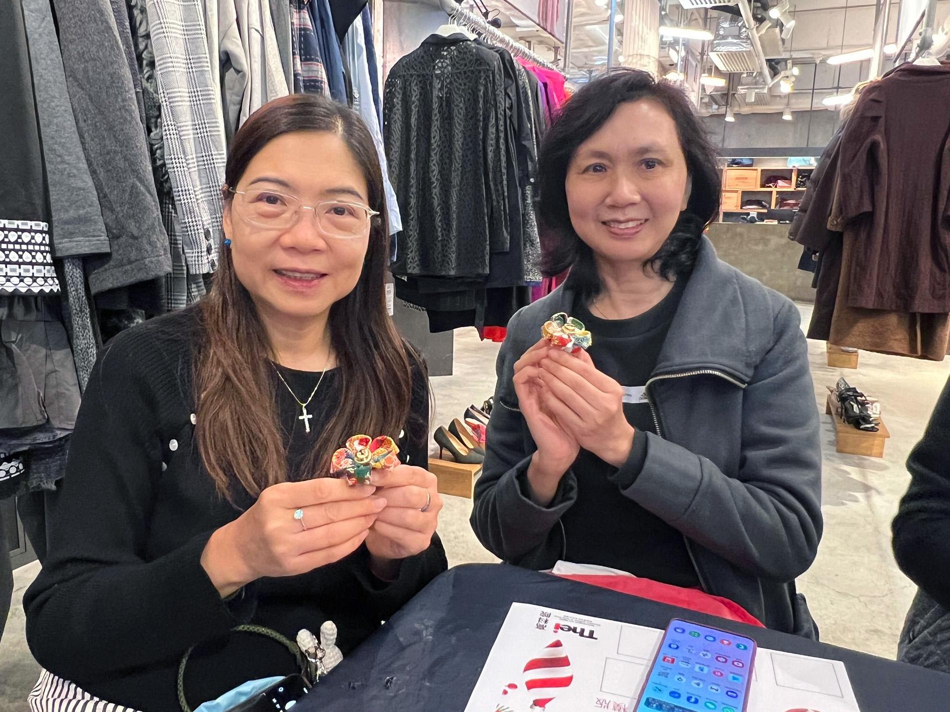 有參加者首次參加環保工作坊,完成手作後都很有滿足感。