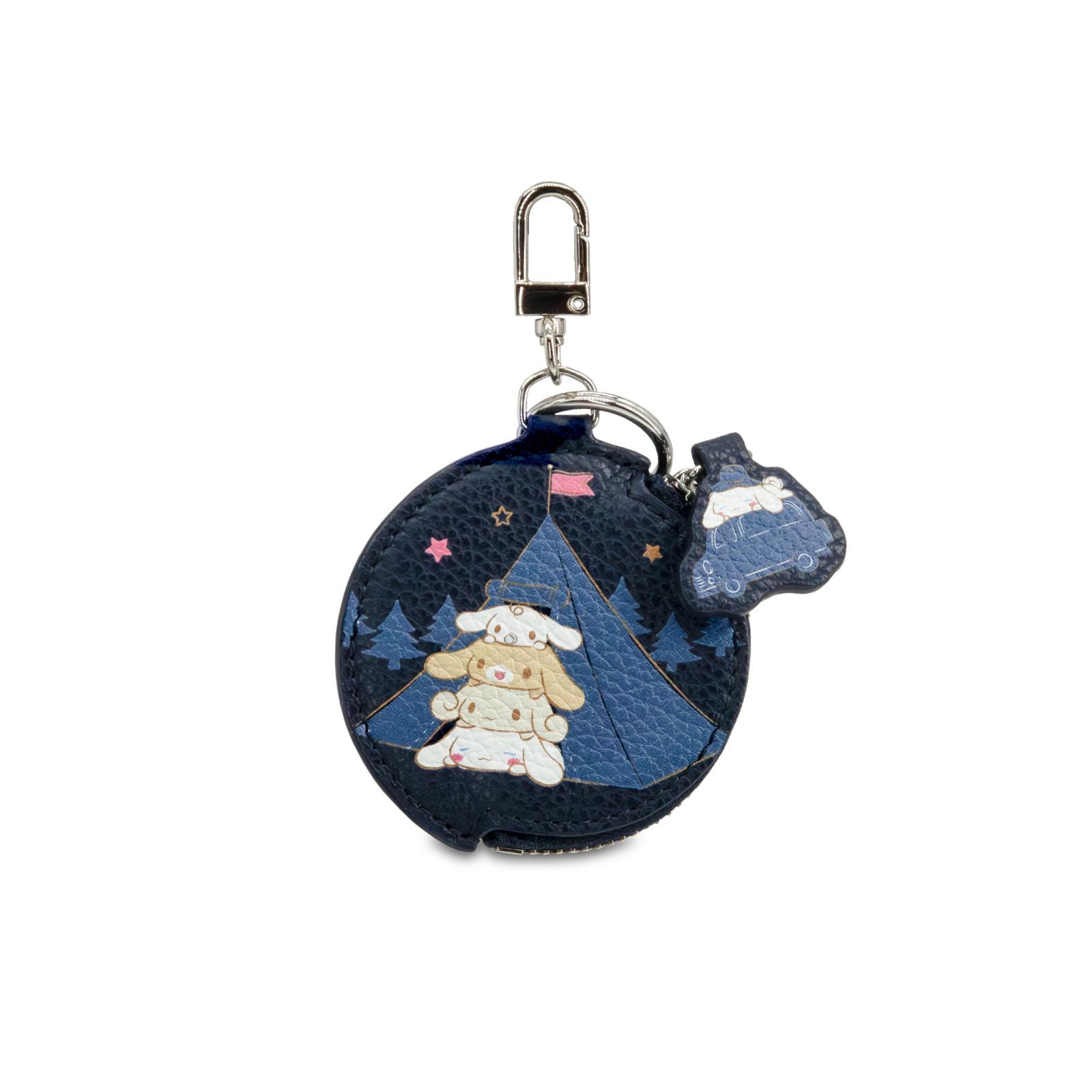 聖誕禮物2023|Samuel Ashley X Cinnamoroll 鑰匙扣皮革零錢包 $299