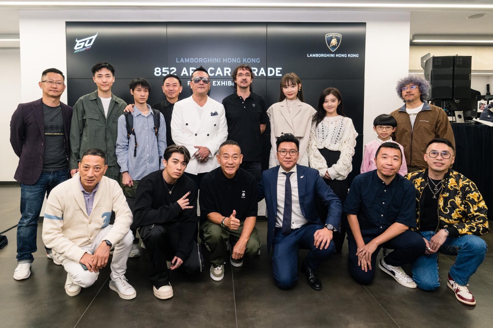 多位來自本地不同界別的知名人士,以品牌精神「Brave. Authentic. Unexpected.」為題,創作了 藝術車