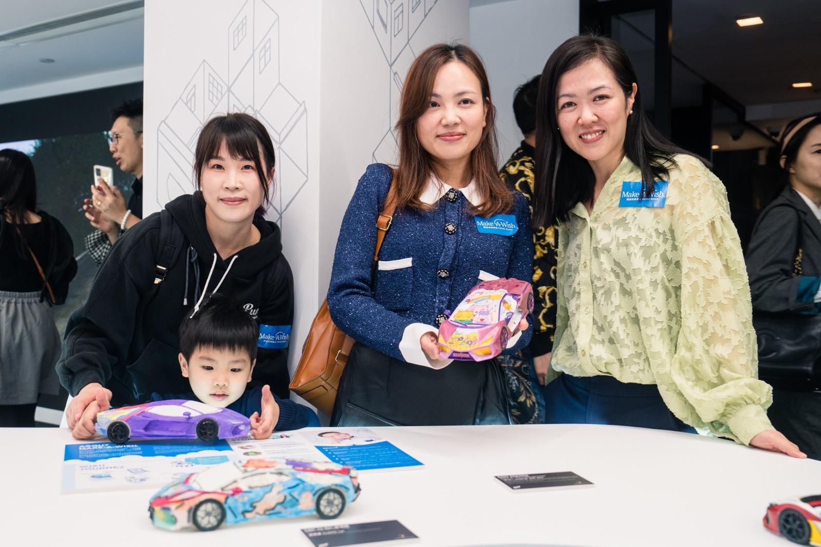 願望成真基金亦有3名願望童的家屬參與了是次藝術車創作