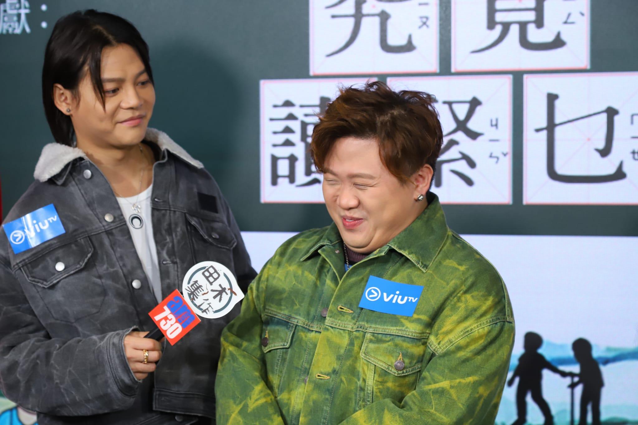 ERROR受訪談及《究竟讀緊乜》的拍攝趣事,繼續發揮訪問大暴走本色。(羅錦鴻攝)