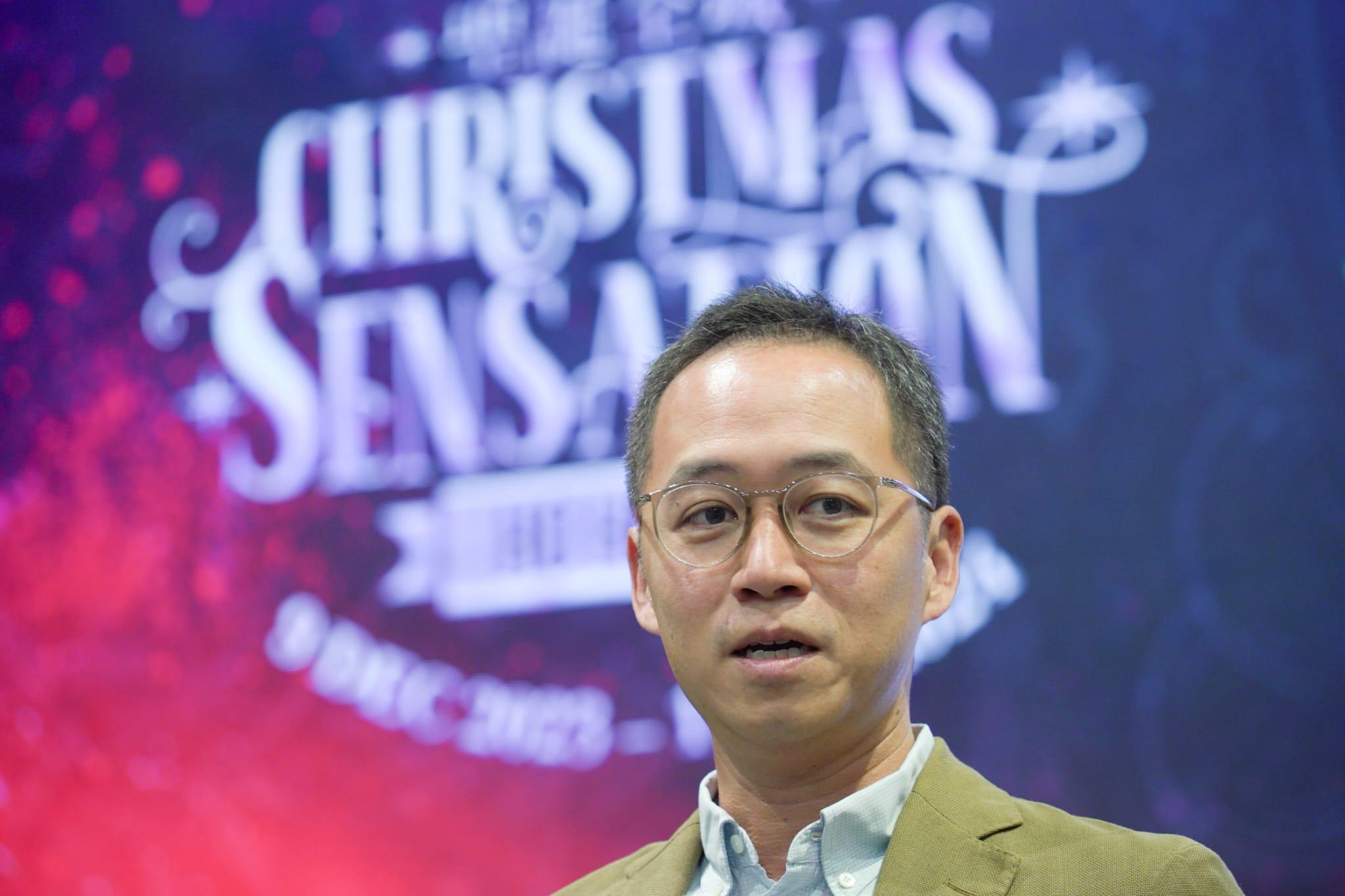 海洋公園聖誕辦《小王子》慶典 主席龐建貽:對聖誕人流有信心 (李睿哲攝)