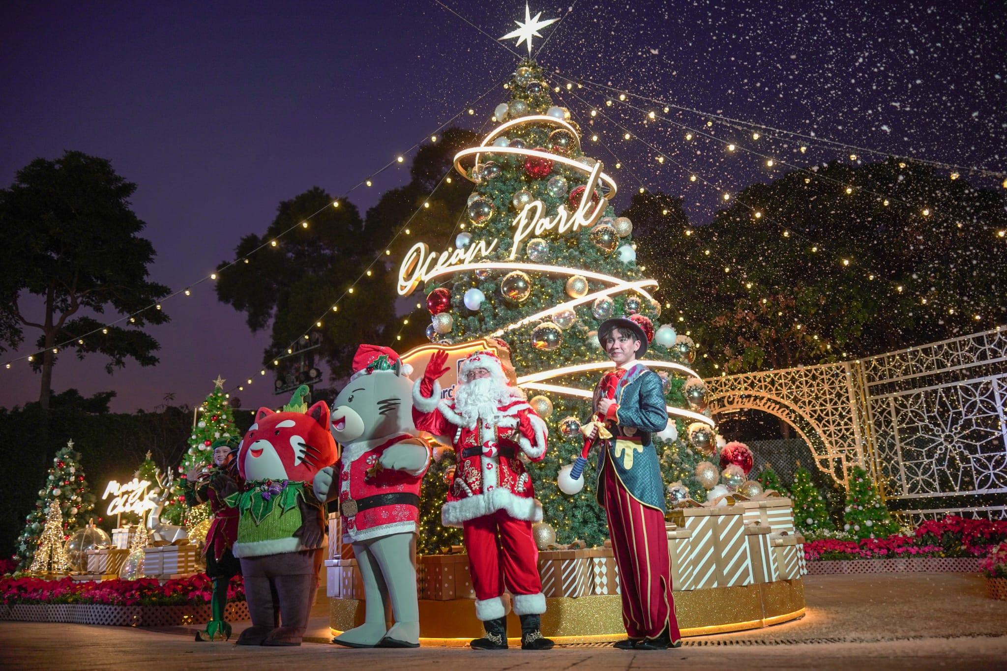 海洋公園聖誕辦《小王子》慶典 主席龐建貽:對聖誕人流有信心 (李睿哲攝)