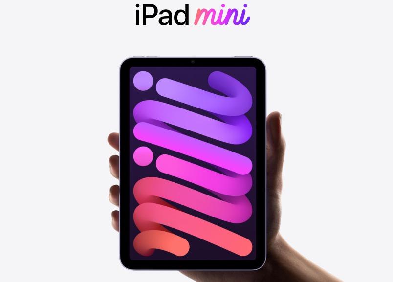 蘋果 iPad 產品線包括iPad mini(蘋果官網)