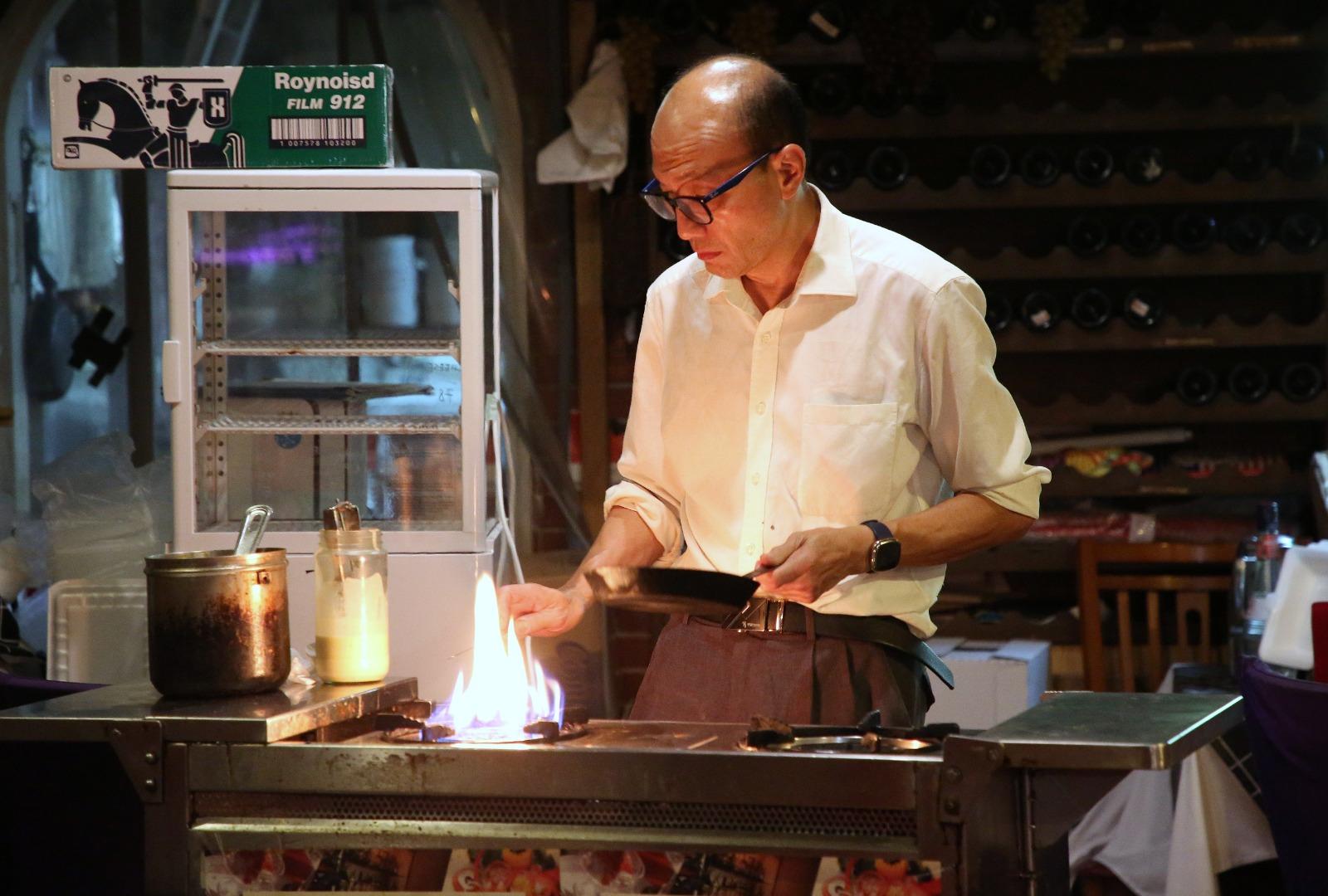 擁有酒店工作經驗的二弟Dickson就負責廚房岀品。(攝:董立華)