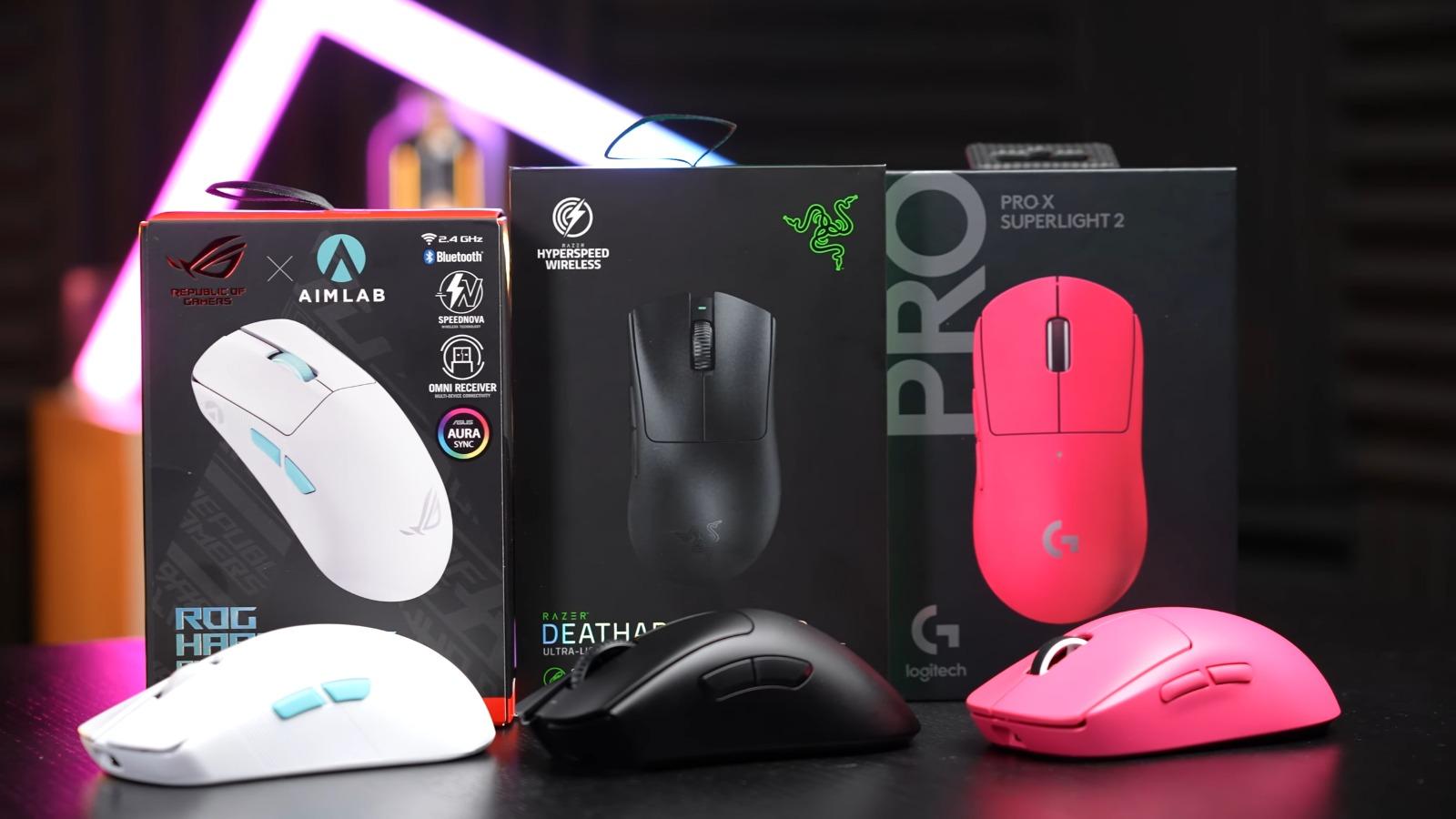 輕量化無線電競滑鼠評測|DeathAdder V3 Pro VS Pro X Superlight 2 VS Harpe Ace