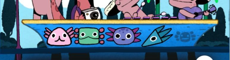 Google小遊戲 2.索奇米爾科湖,玩家每影一張相,都有會不同字句出現在相中