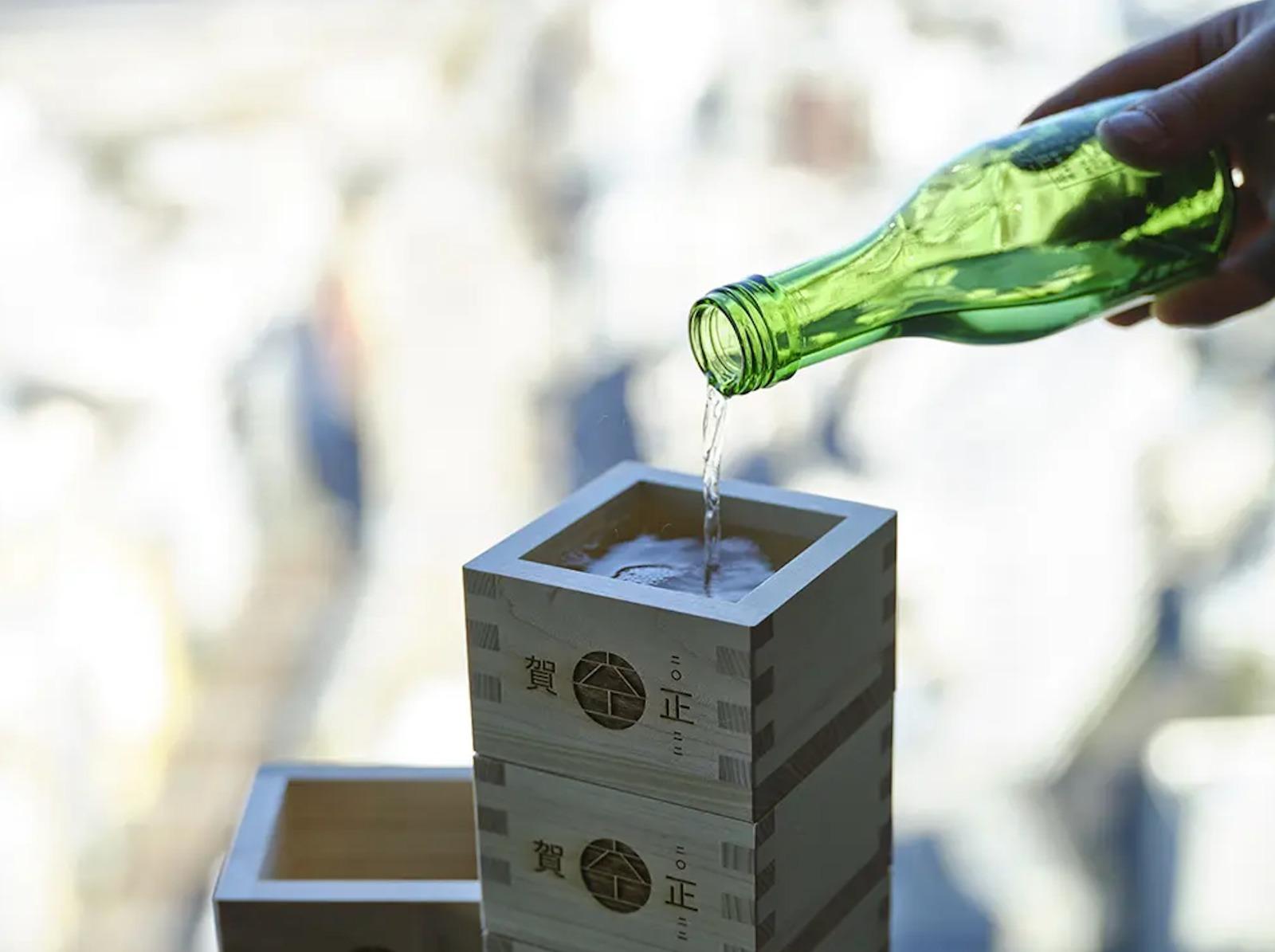 東京大阪自由行|入場人士可獲得原創一合神酒或日本甘酒。(圖片來源: Shibuya Scramble Square)