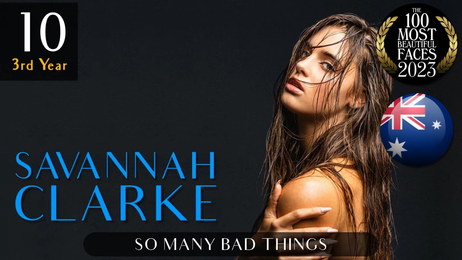 全球百大美女2023,Savannah Clarke第10名。