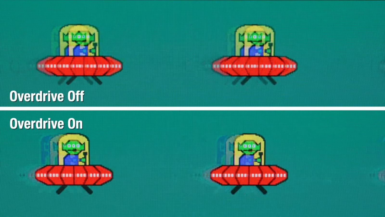 螢幕殘影原因|Overdrive可以減輕殘影,但亦有缺點