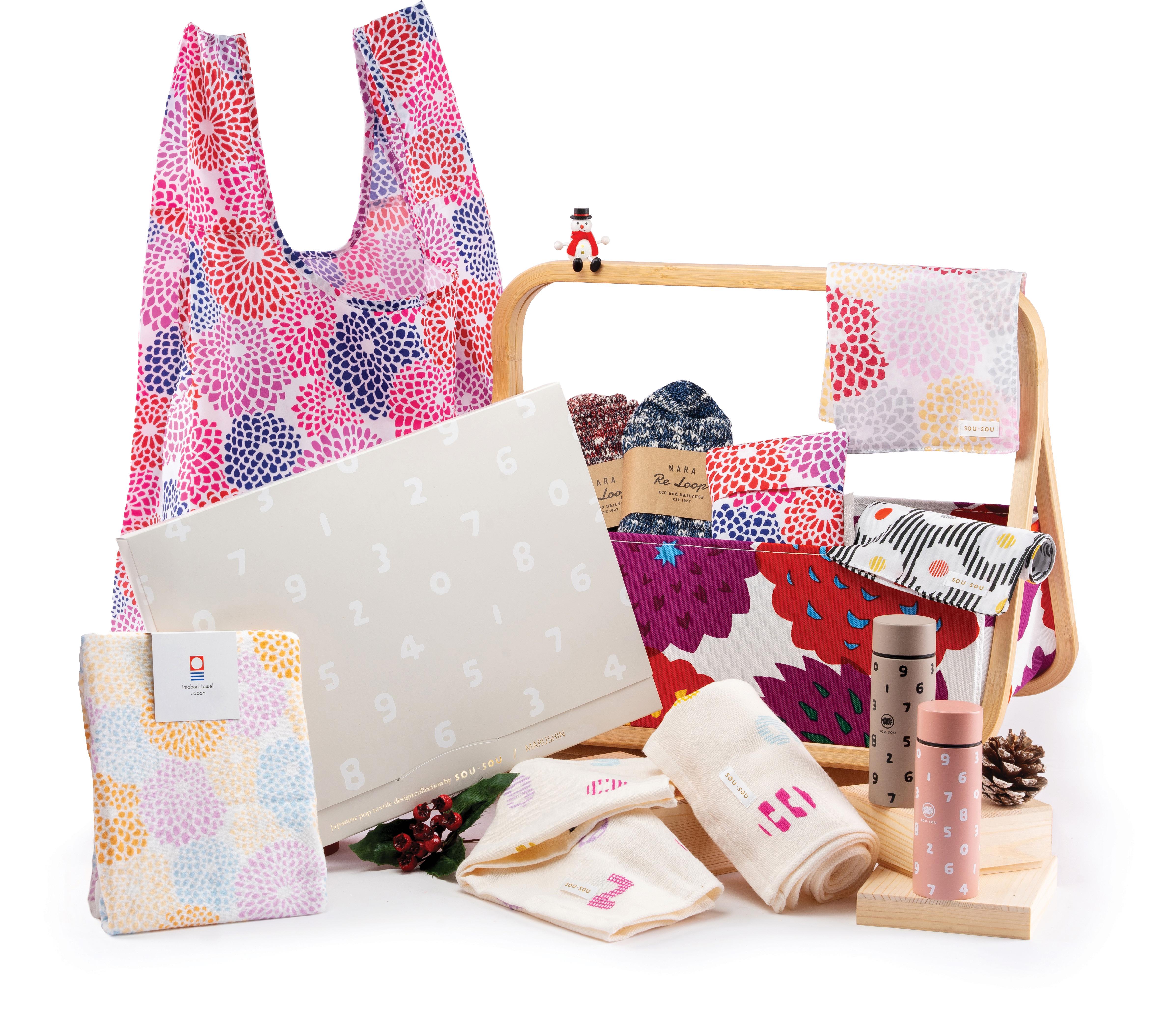 SOU・SOU 東瀛雅致禮物籃 X2327(港幣 1,998 元)