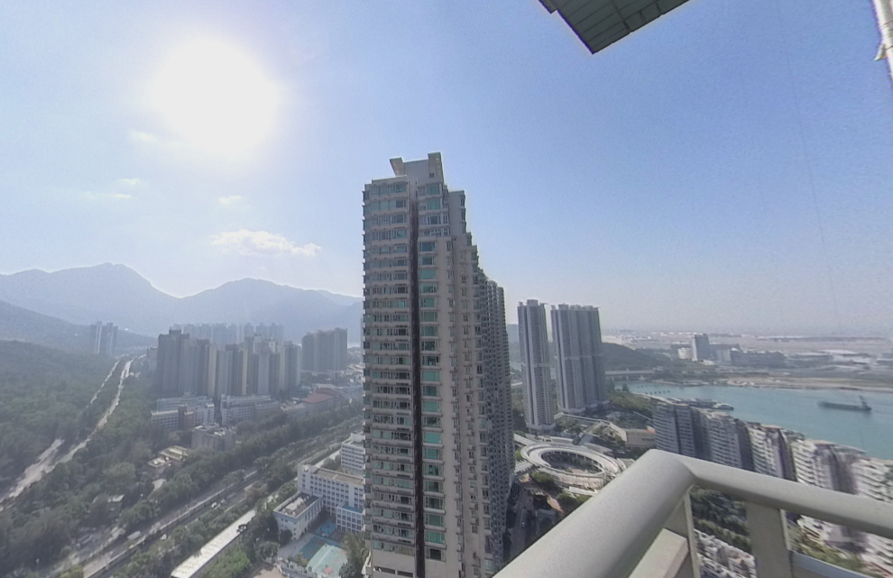 映灣園16座極高層F室景觀望開揚山及海景。(代理提供)