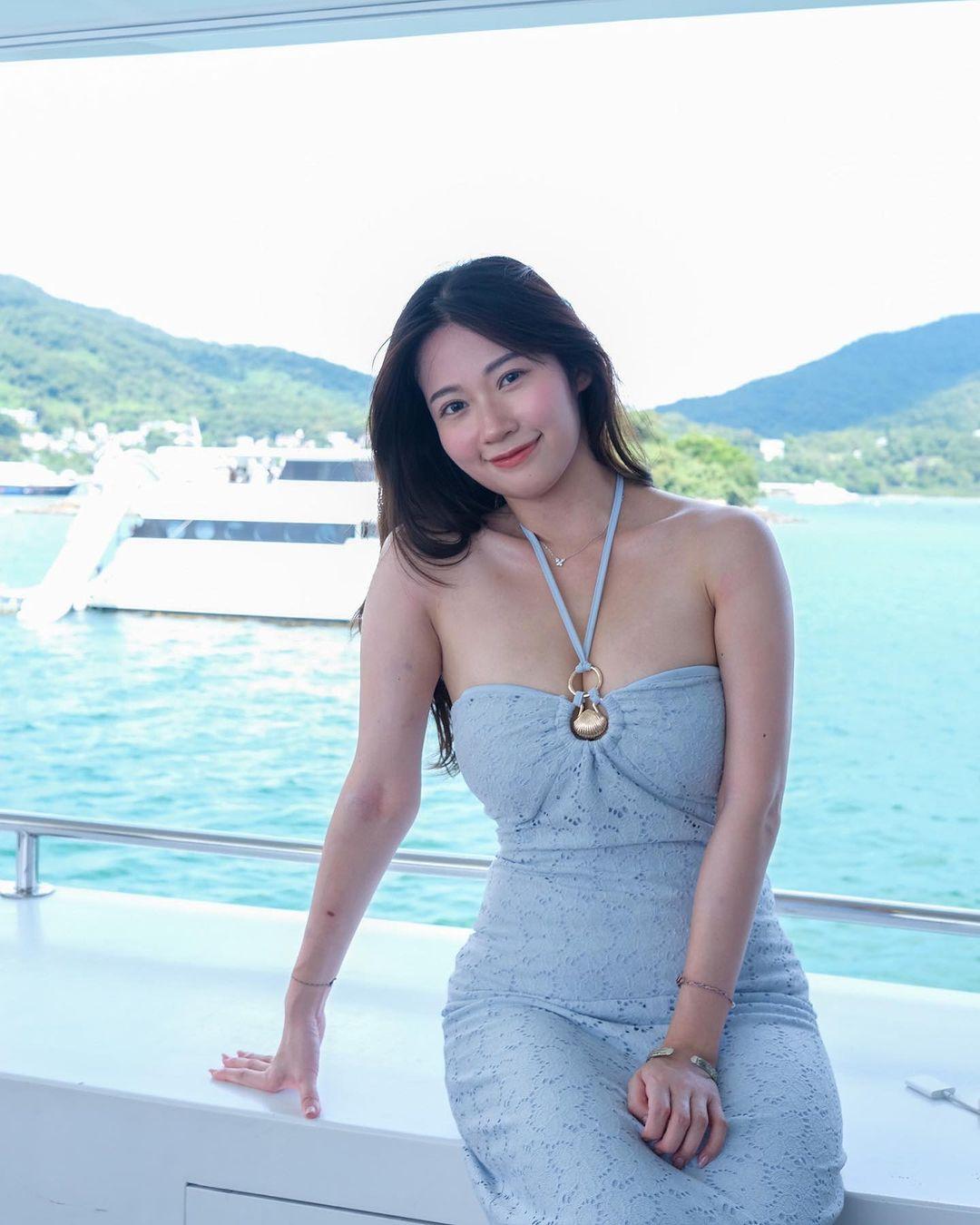 波波黃婧靈身材突出,一度於TVB多個節目中曝光(波波黃婧靈IG)