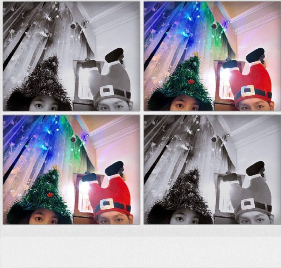 王淨也貼出跟男友曹佑寧的同框新相。