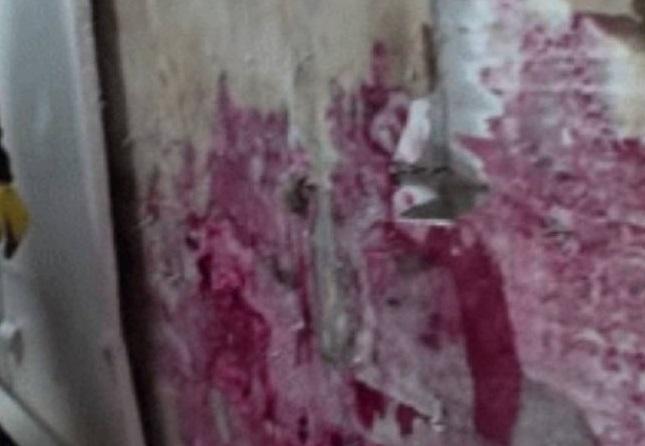 血跡範圍變大。(互聯網)