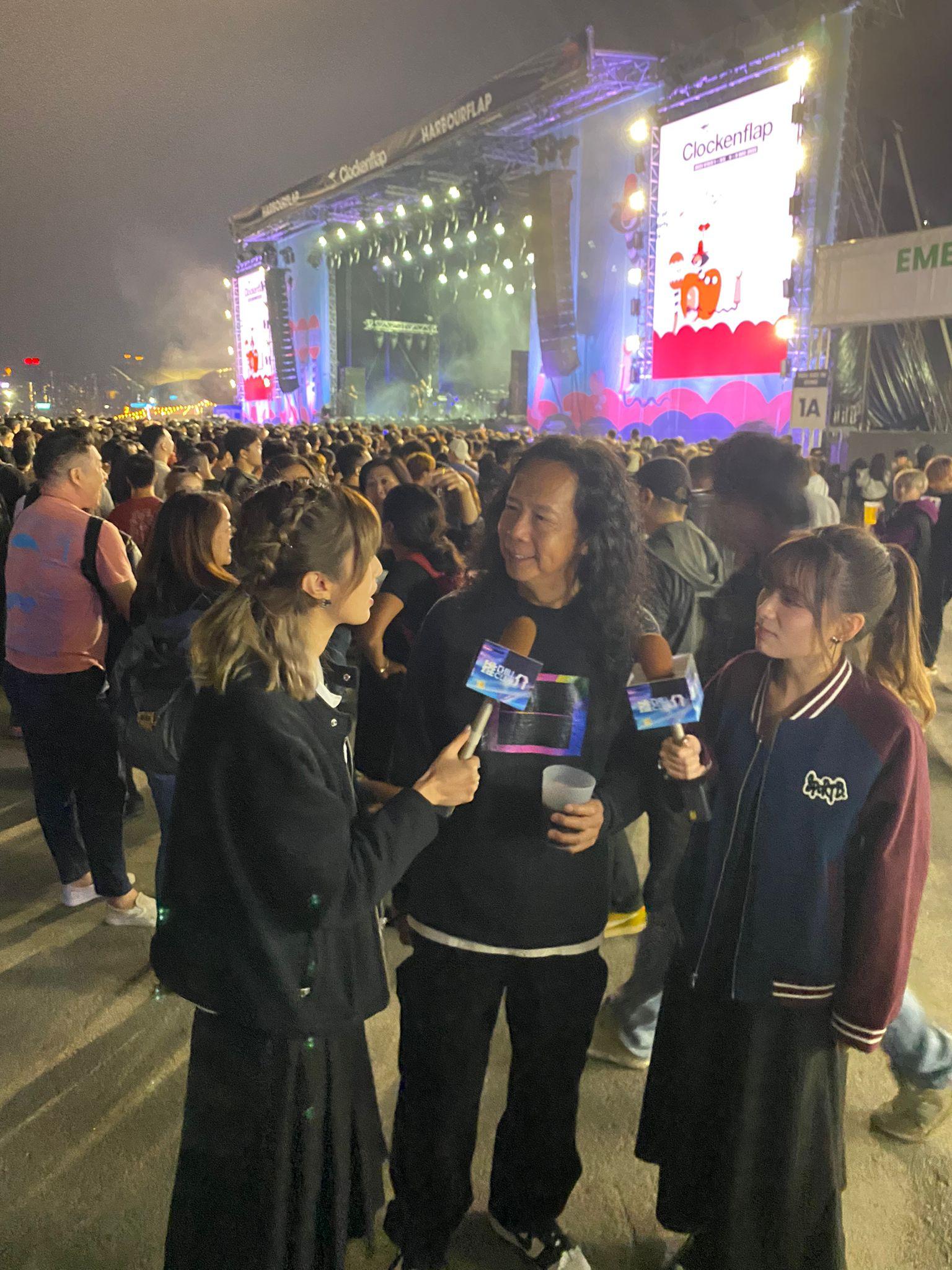 ViuTV派出Kathy仔、鍾卓穎到場採訪