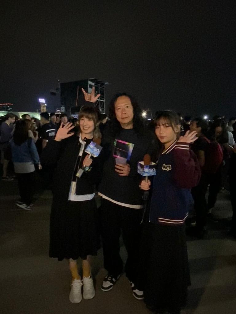 ViuTV派出Kathy仔、鍾卓穎到場採訪