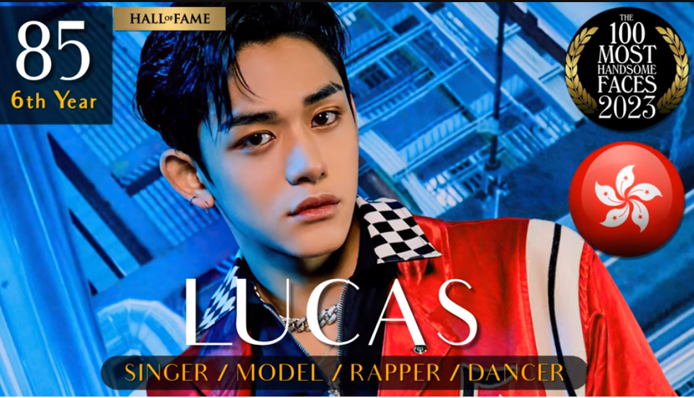 來自香港的黃旭熙Lucas佔第85位。
