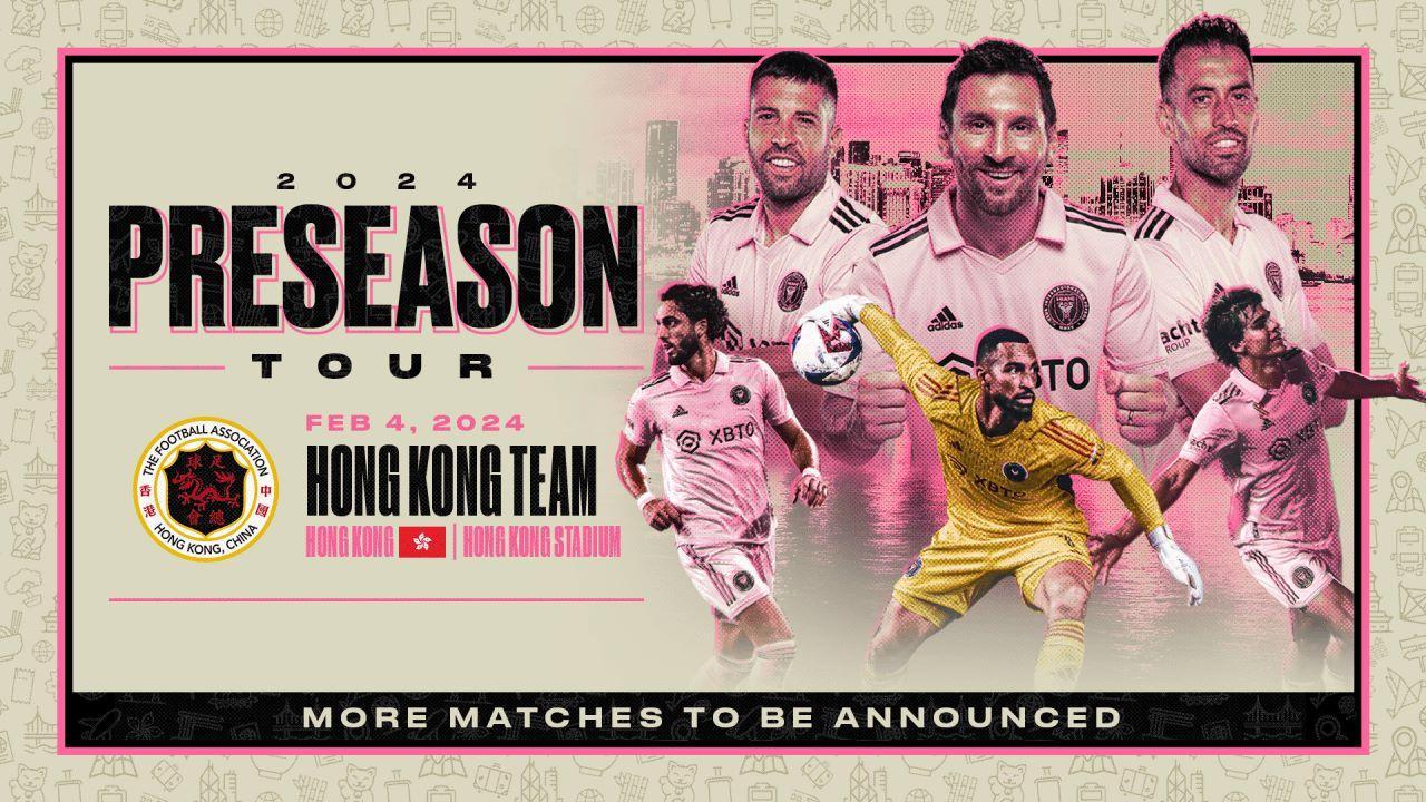 球星美斯領銜的國際邁阿密明年2月在香港大球場對港隊,門票一早售罄,更在網上被炒至過萬元。