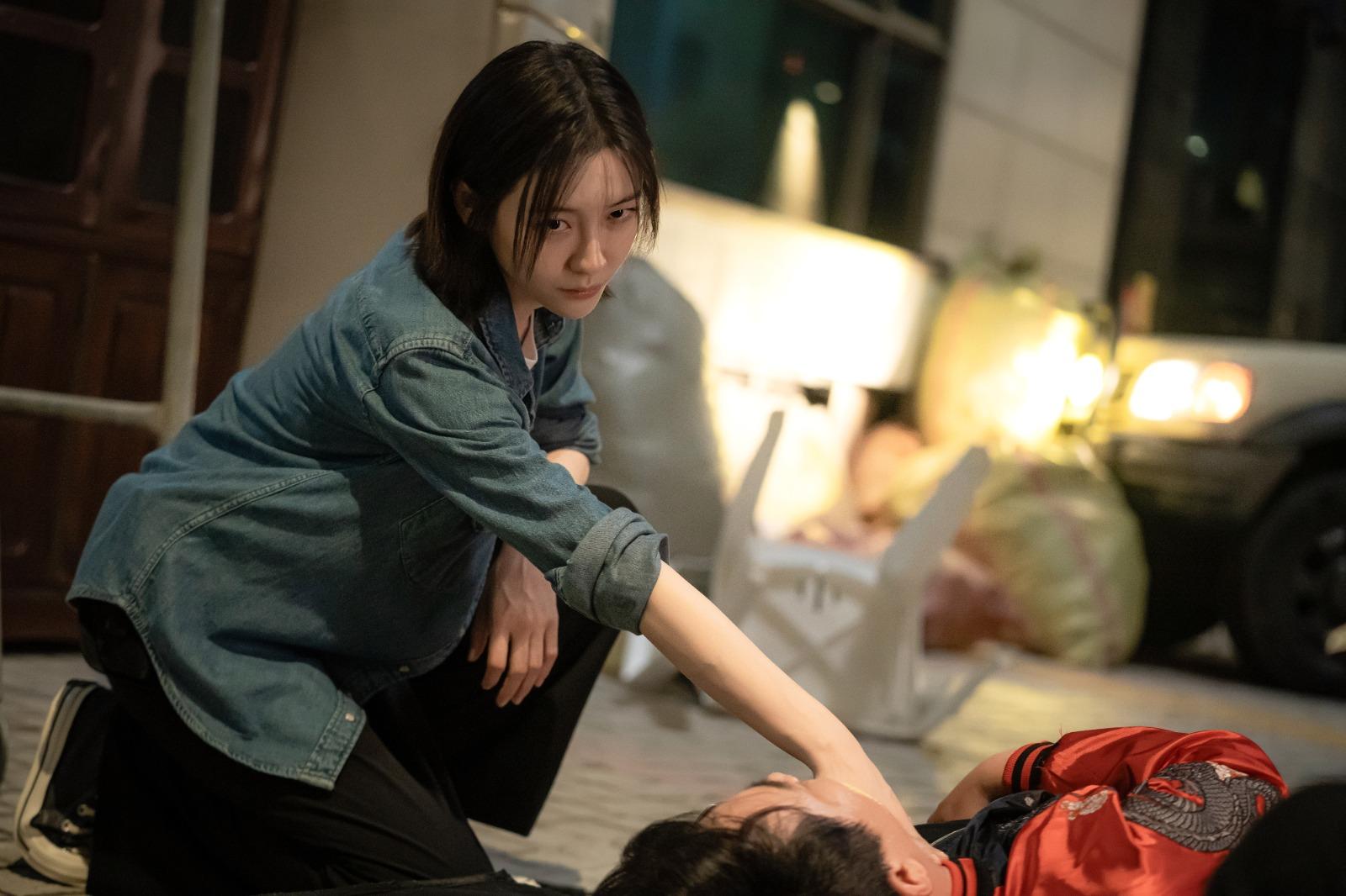 女主角朴智賢在劇中飾演重案組上司。