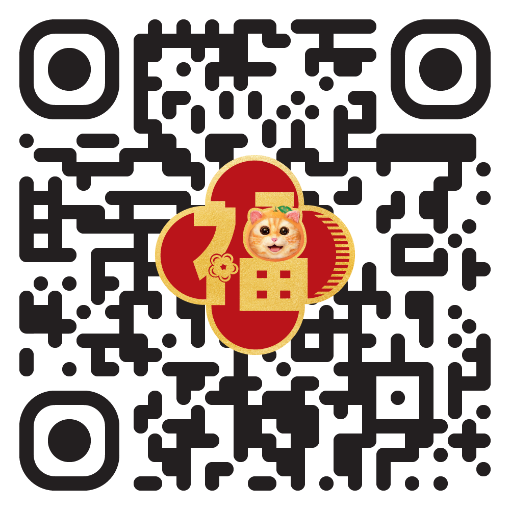 「萬寧貓行運一條龍動態WhatsAppSticker」「龍」重搞笑登場