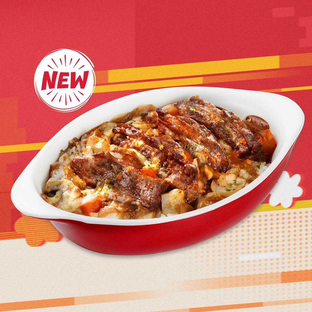 三重芝士慢煮牛肋條焗飯|單點價:港幣$83