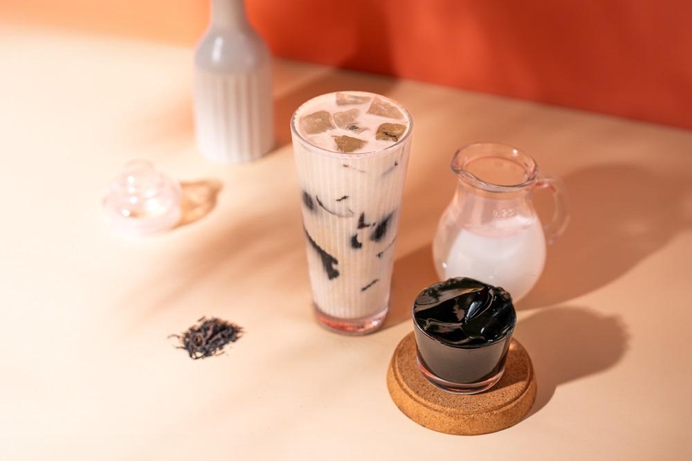 仙草凍鮮奶