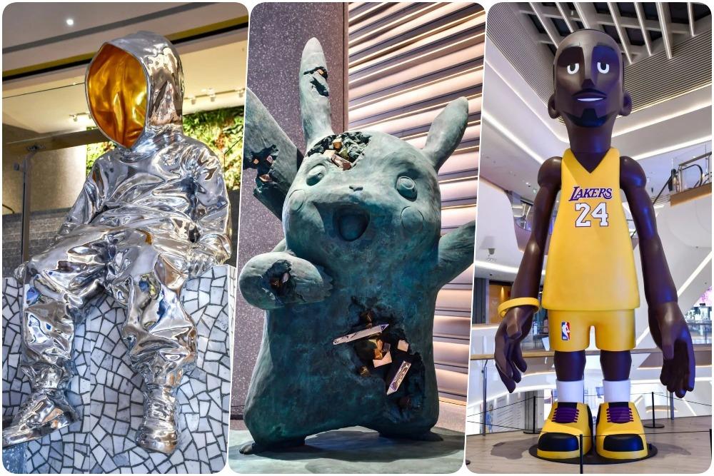 商場到處都是年輕人喜愛的展品,令人目不暇給(網上圖片)