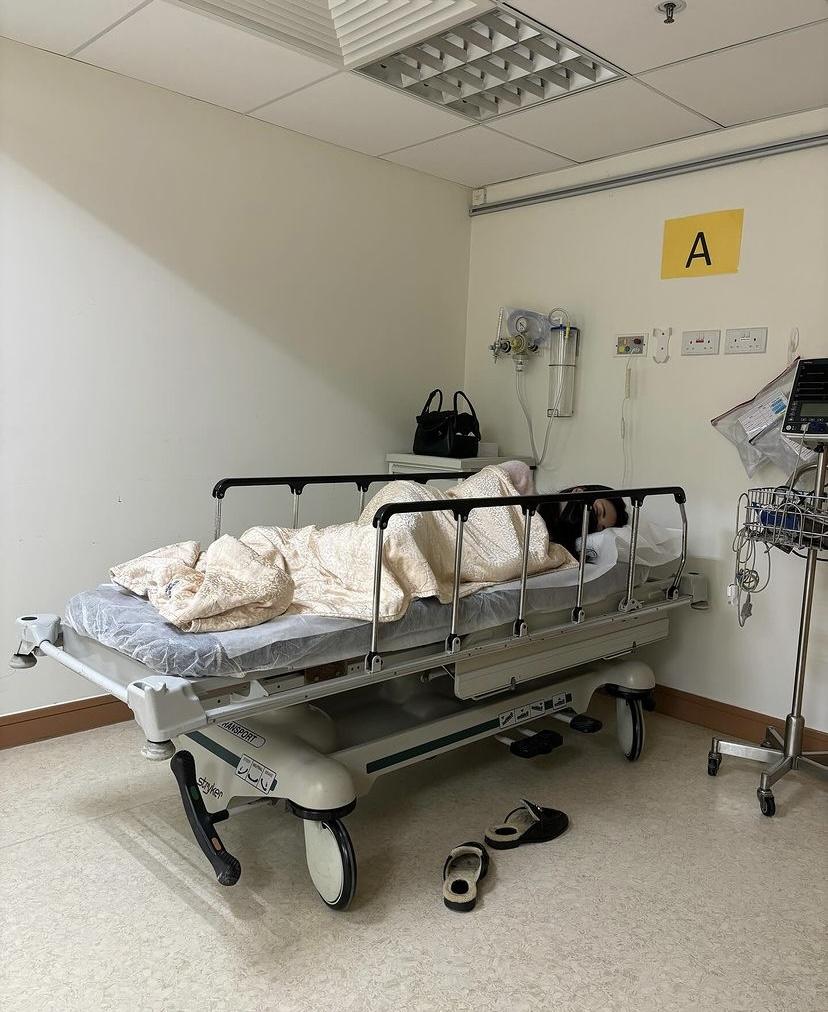 大除夕裕美入院睇婦科。