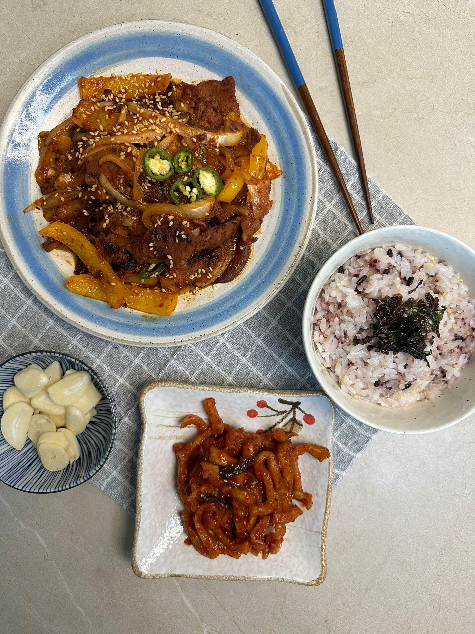 水產海盜菜式 濟州黑豚炒辣豬肉