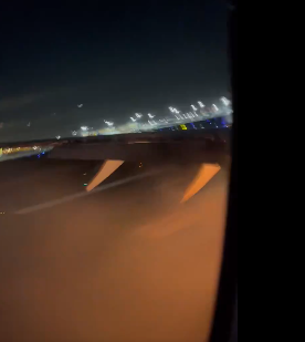 羽田機場日航著火