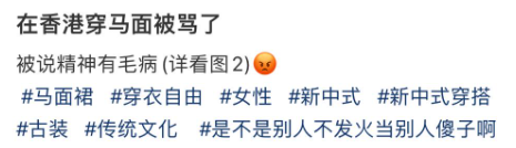 早前,一位內地女生就以自己穿著馬面裙來港旅遊為題連發2文。(圖片來源:小紅書)