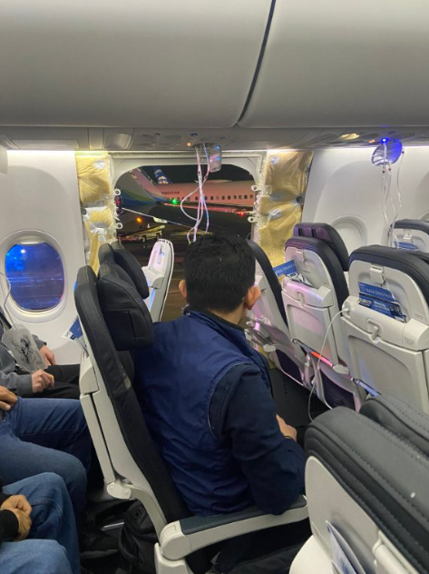 美國阿拉斯加航空一架波音737 MAX 9客機上周五(5日)從俄勒岡州波特蘭機場起飛後不久,一道艙門在空中飛脫,需緊急折返。