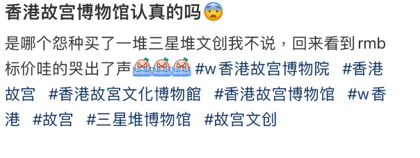 早前,一位內地女來港時,亦特意到訪位於西九龍的香港故宮博物館。(圖片來源:小紅書)