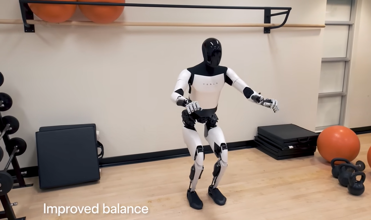 Tesla上月發布第2代人形機械人,根據介紹,步行速度較上一代提升30%
