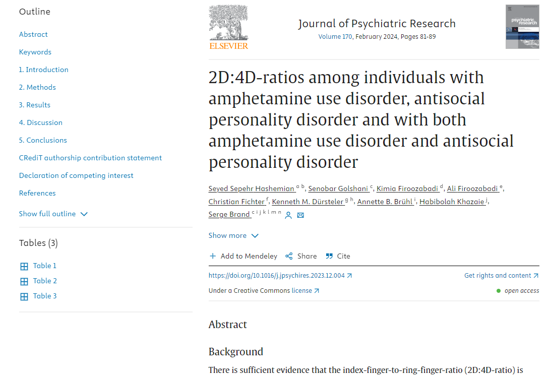 研究已發表在《精神病學研究期刊》(Journal of Psychiatric Research)上。(互聯網)