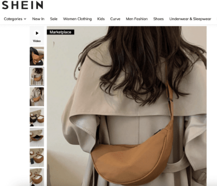 希音的涉事貨品零售價為49港元。