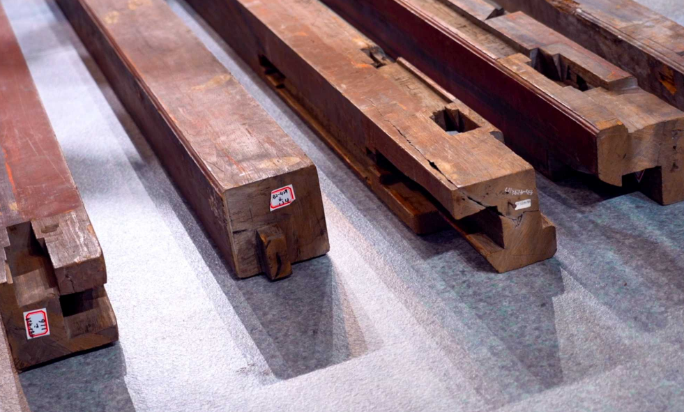 「番禺神樓」由166個木構件組成,可搭可拆,與現代組裝合成(MiC)建築概念異曲同工。