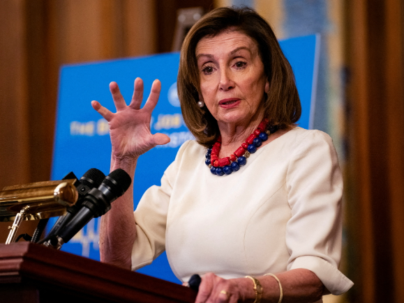 佩洛西。(路透社)