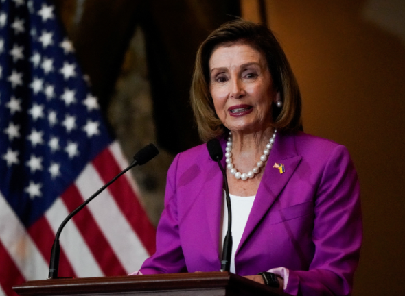 佩洛西。(路透社)