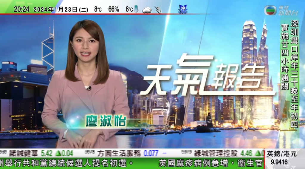 廖淑怡2020年香港浸會大學傳理學學士畢業,曾經做過有線電視主播,2022年轉投無綫新聞,現時為翡翠台同無綫新聞台高級主播,兼任香港早晨主播。