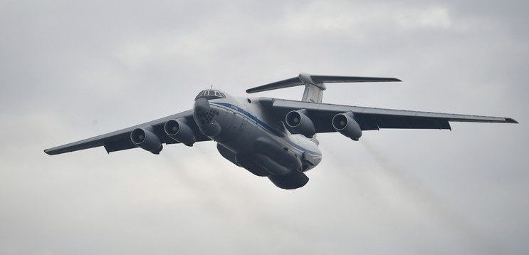俄羅斯軍方一架伊爾-76運輸機周三(24日)在別爾哥羅德州墜毀,機上74人全部遇難。(資料圖片)