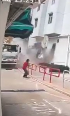 有「天眼」拍下爆炸一刻(蔡西西FB)