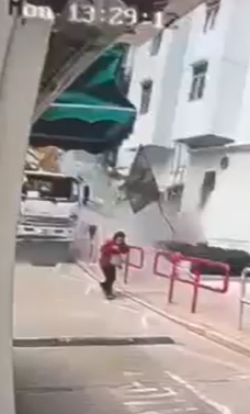 有「天眼」拍下爆炸一刻(蔡西西FB)