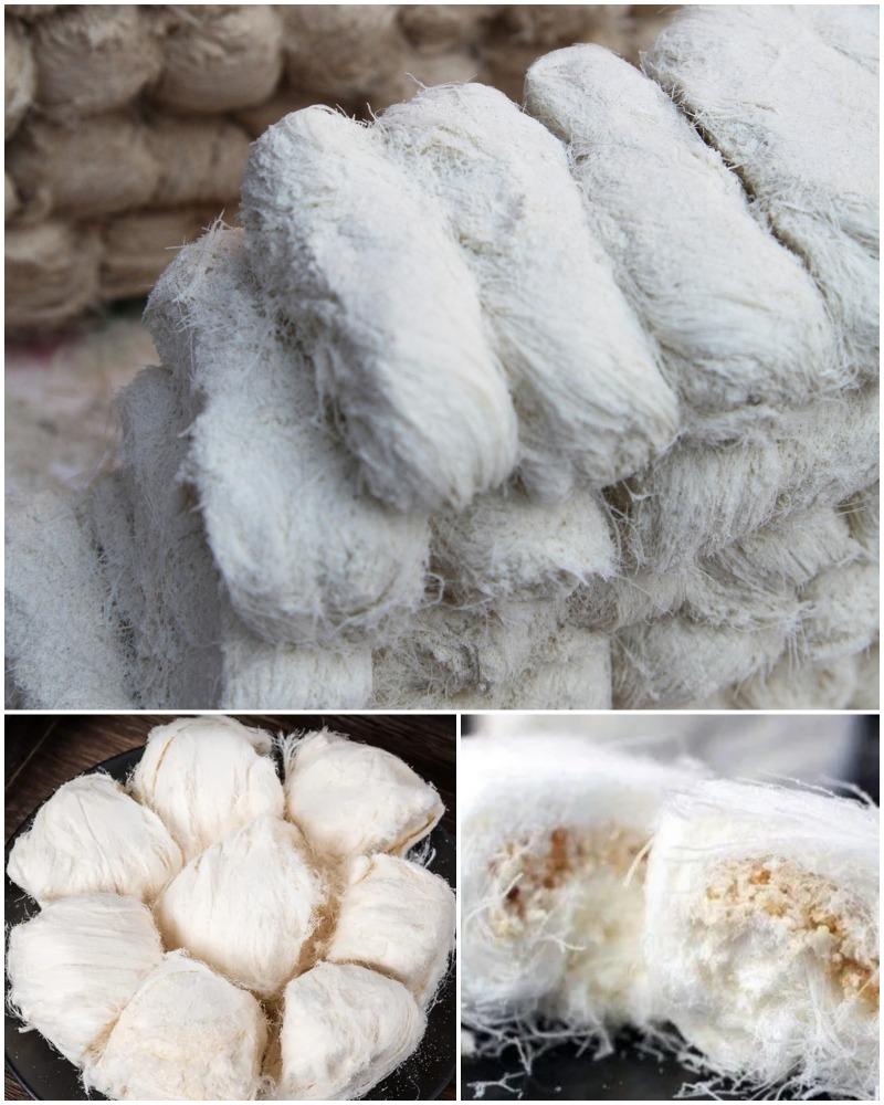 龍年食物︰龍鬚糖纖幼的糖絲卷成雪白蓬鬆的糖卷,口感綿軟酥鬆,入口即化。(網上圖片)